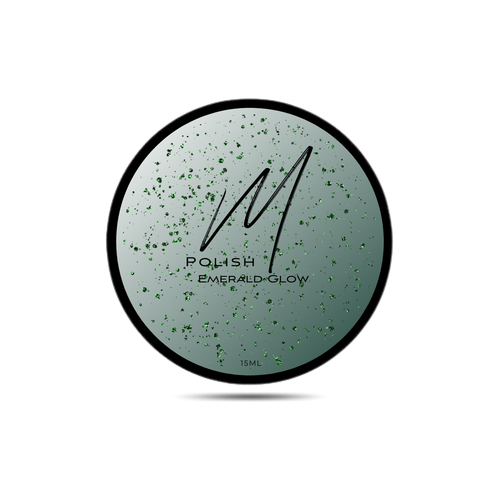 Emerald Glow Gelpolish van Mavi Cosmetique – een sprankelende groene tint met een luxueuze uitstraling